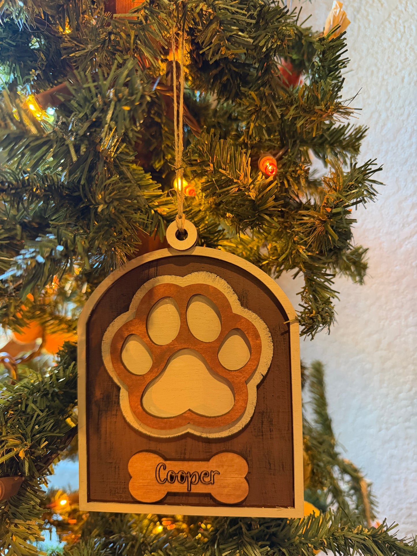 Dog Ornament - Tag
