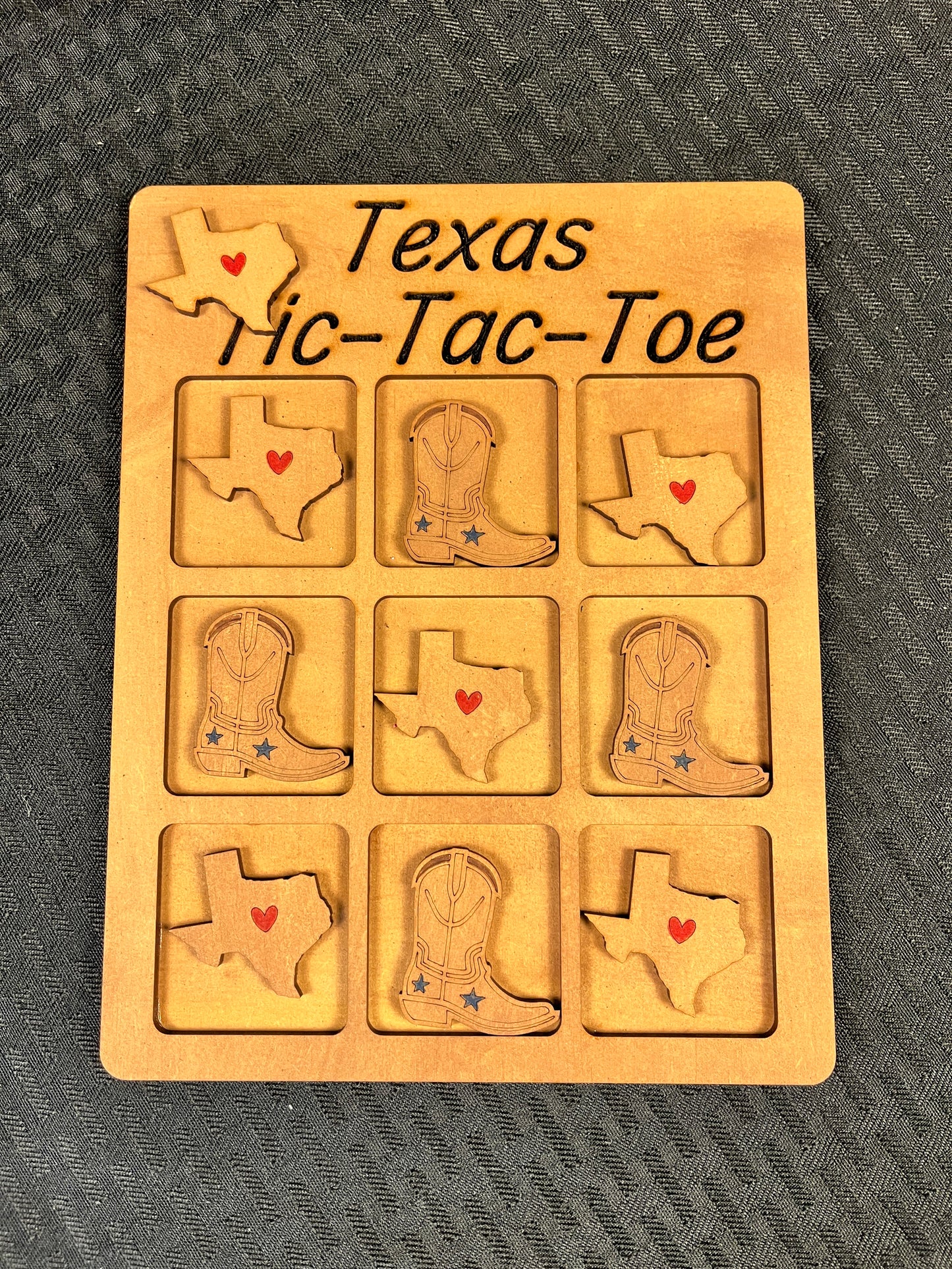 Custom Tic-Tac-Toe Game – Personalized Gift or Keepsake