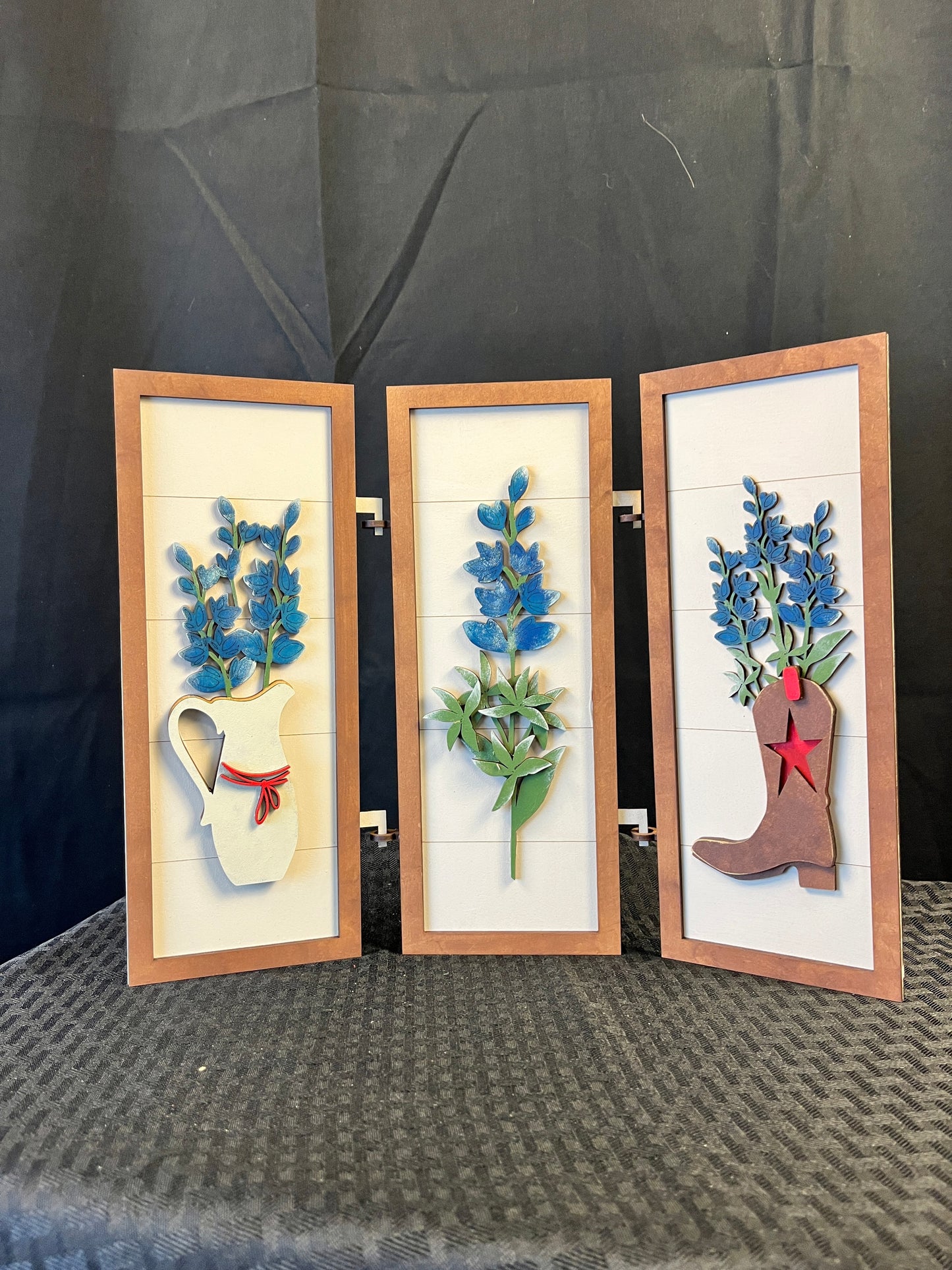 Texas Bluebonnet Trio