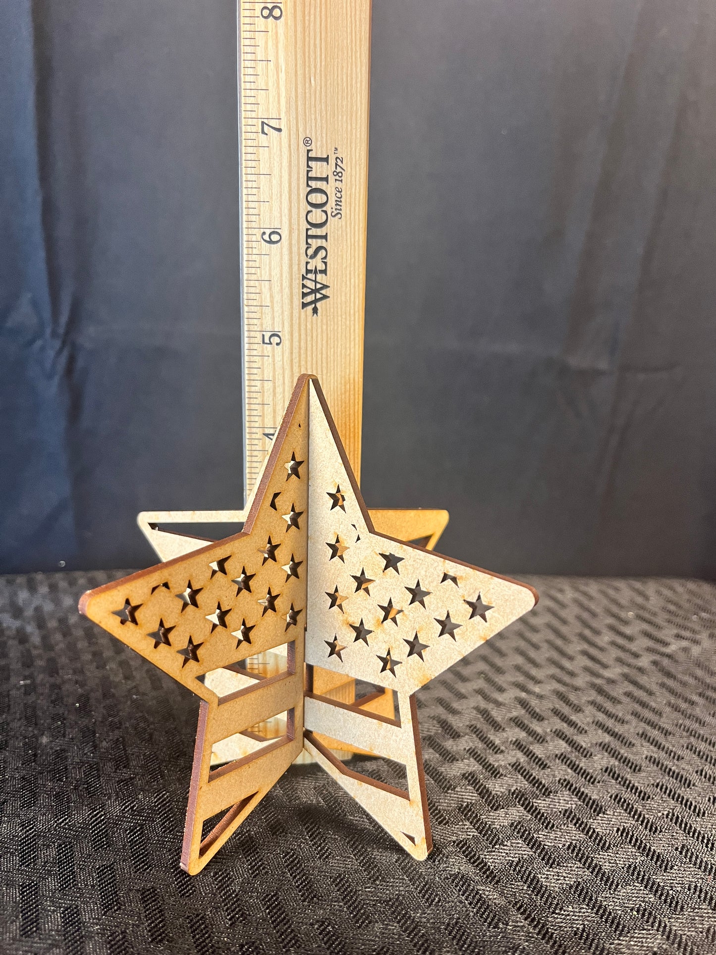 3 D Patriotic Stars DIY Kit Set of 5