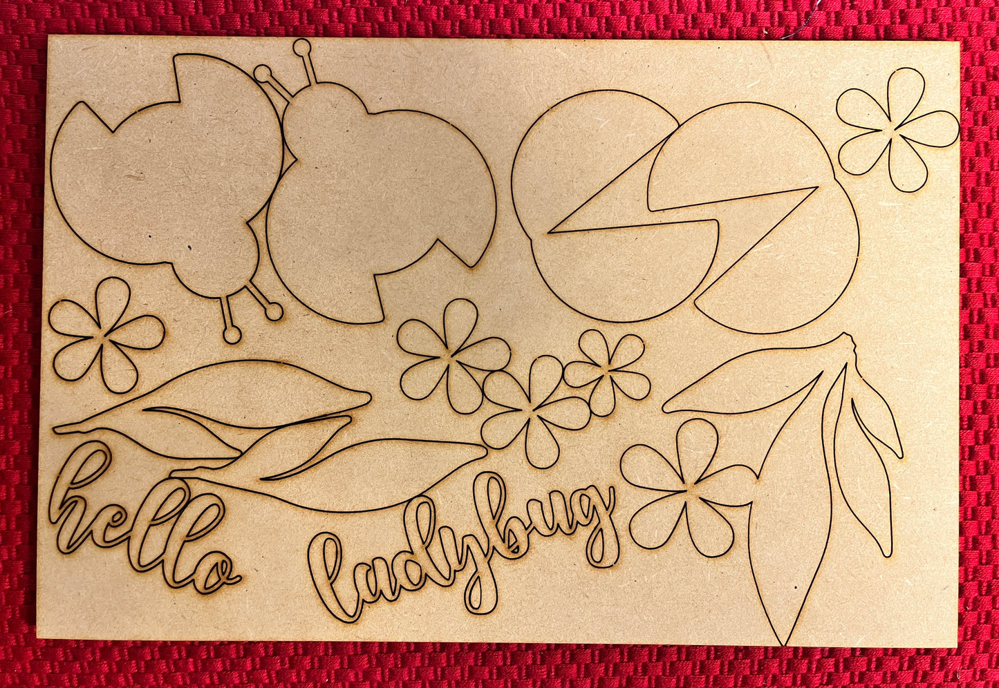 Hello Ladybug Banner DIY Kit