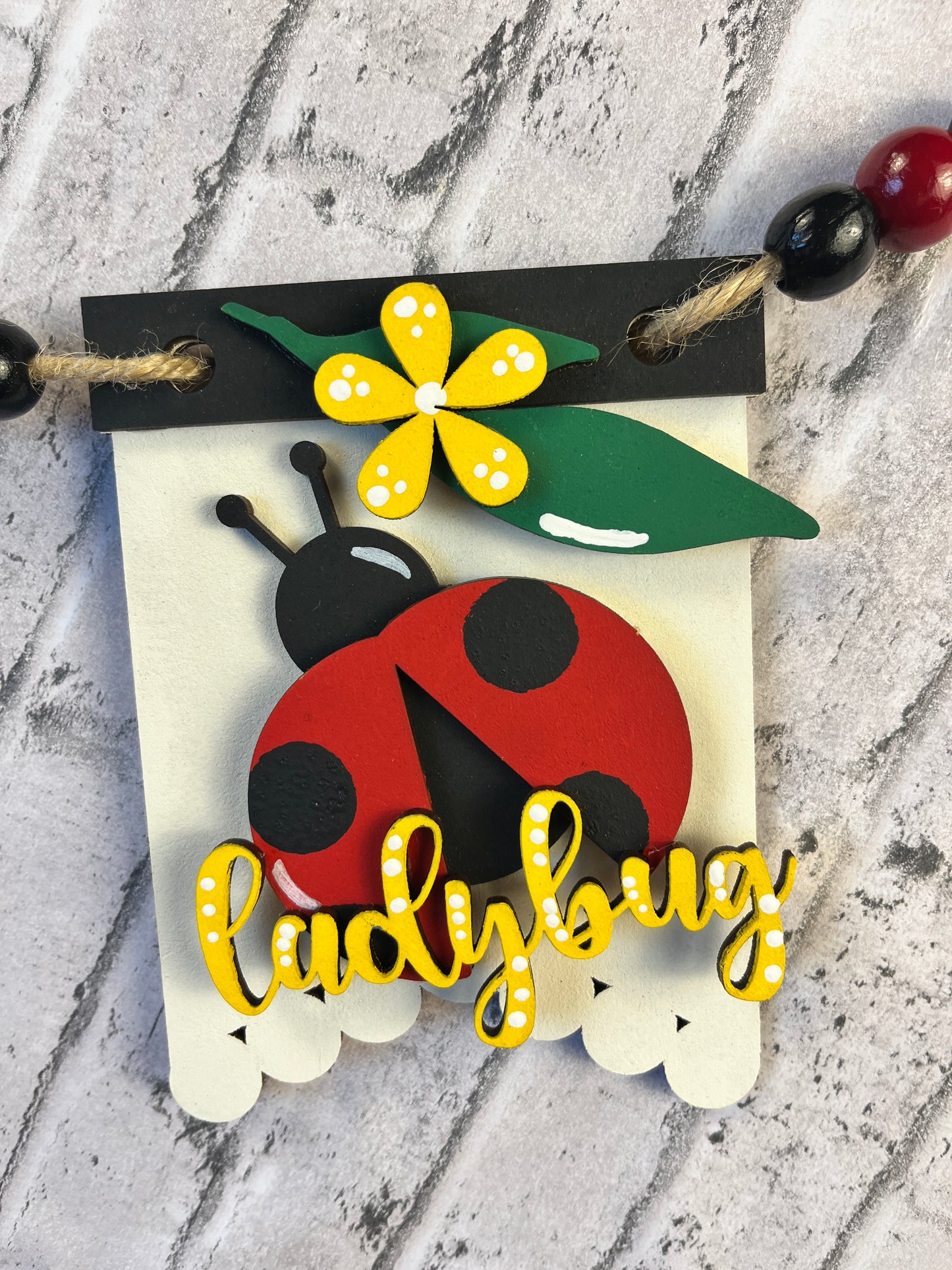 Hello Ladybug Banner DIY Kit
