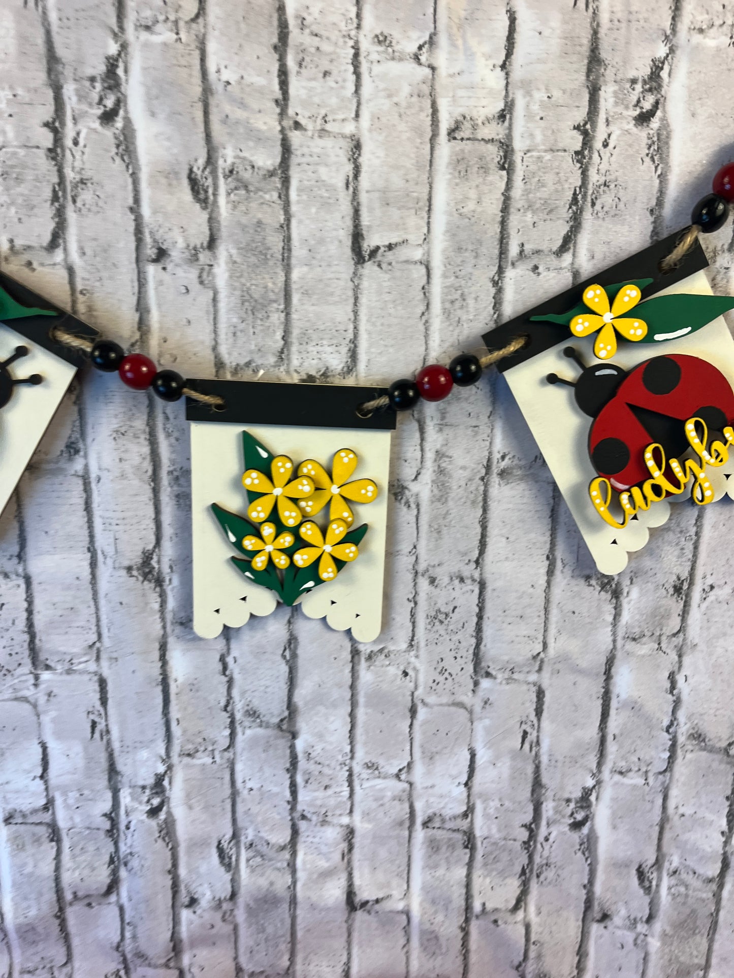 Hello Ladybug Banner DIY Kit