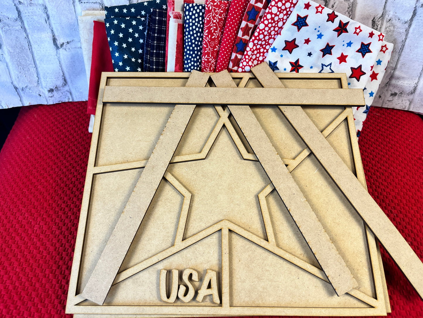 Patriotic Mosaic Star DIY Craft Kit