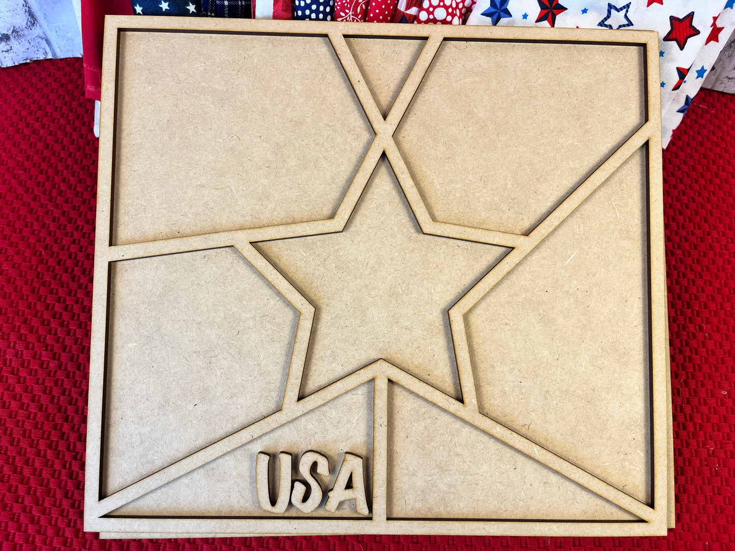 Patriotic Mosaic Star DIY Craft Kit
