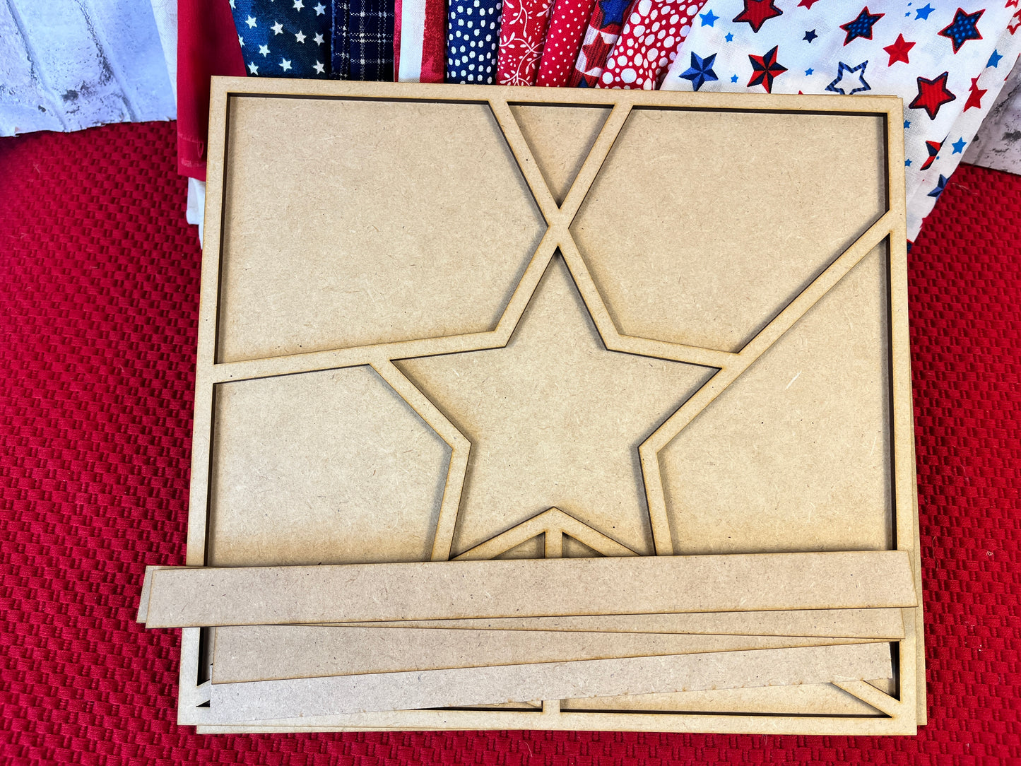Patriotic Mosaic Star DIY Craft Kit