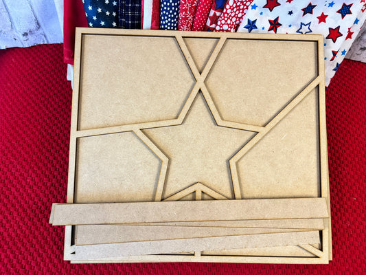 Patriotic Mosaic Star DIY Craft Kit
