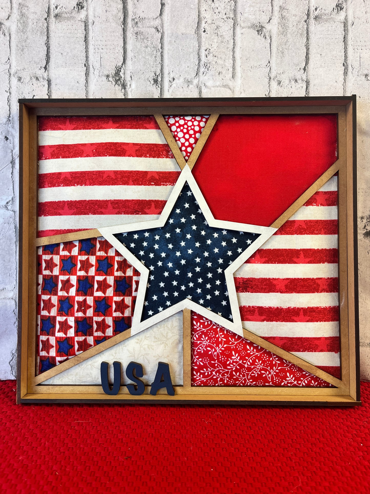 Patriotic Mosaic Star DIY Craft Kit