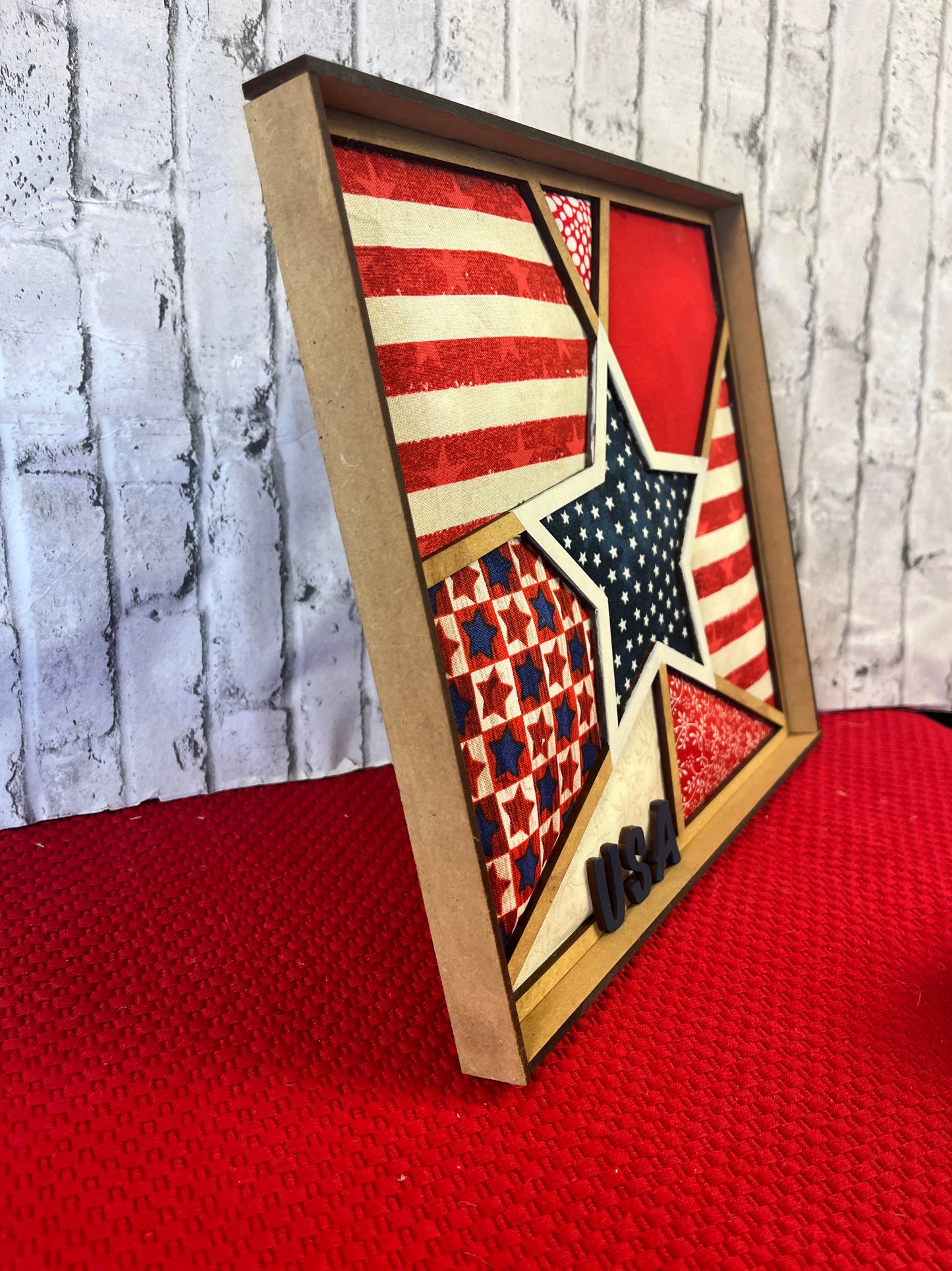 Patriotic Mosaic Star DIY Craft Kit