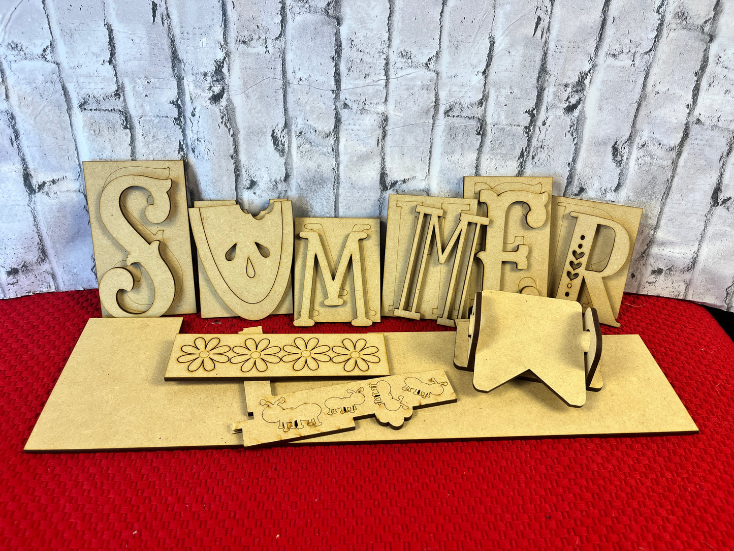 SUMMER Letter DIY Shelf Sitter