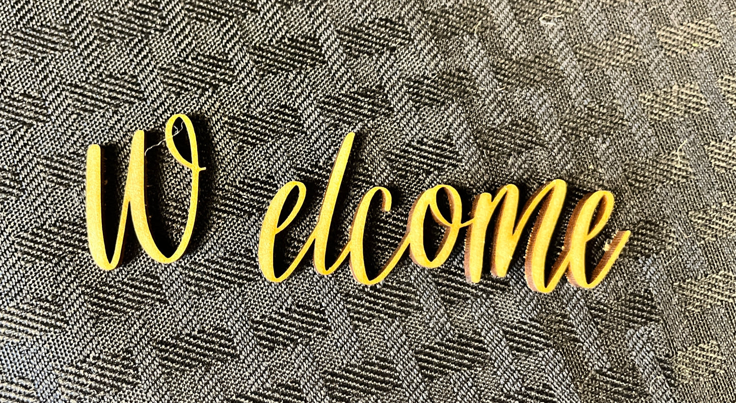 Fall Pumpkin Welcome Reversible Sign DIY Kit