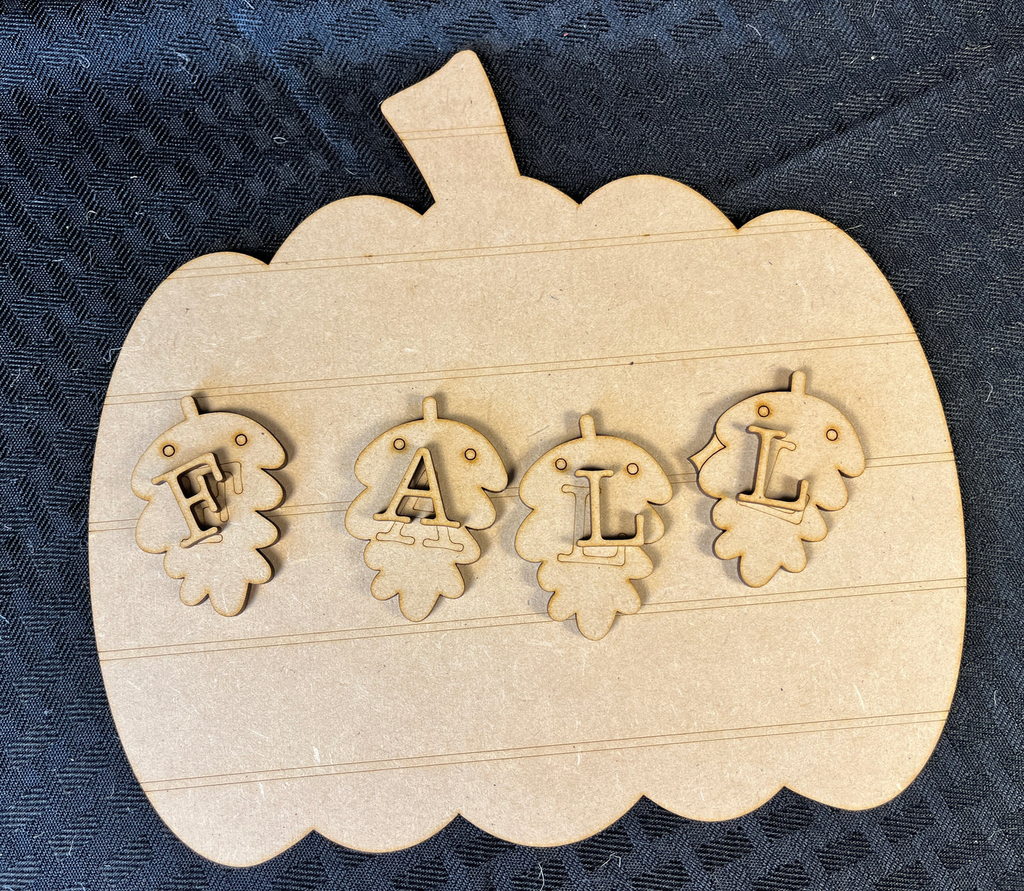 Fall Pumpkin Welcome Reversible Sign DIY Kit