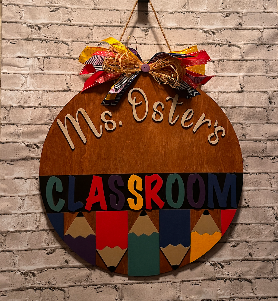 Personalized Door Round