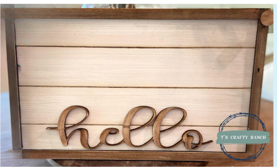 Hello / Welcome Interchangeable Sign