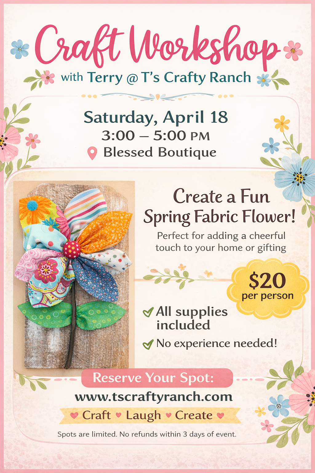 Fabric Flower