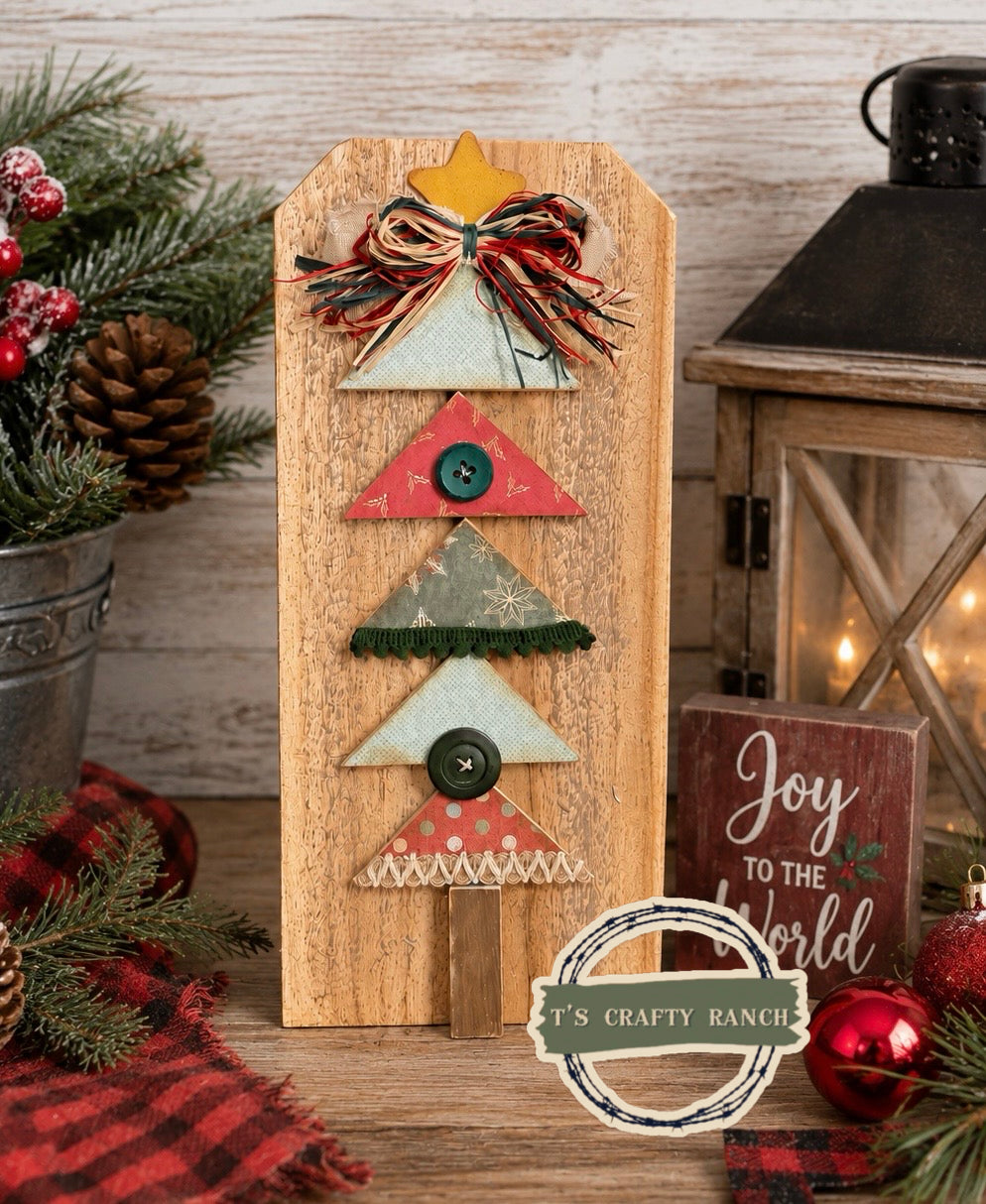 Rustic Triangle Christmas Tree