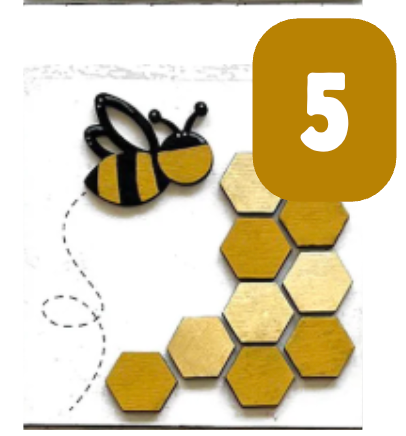 Bee Signs for Interchangeable Ladder Frame