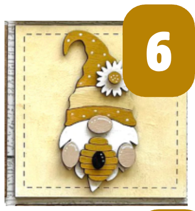 Bee Signs for Interchangeable Ladder Frame