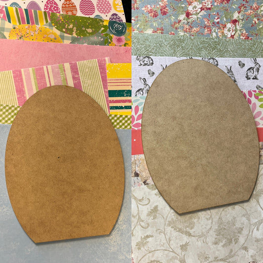 Scrapbook Paper Easter Egg