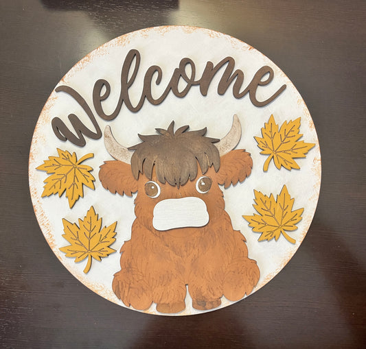 Sweet Daisy the Highland Cow Kit