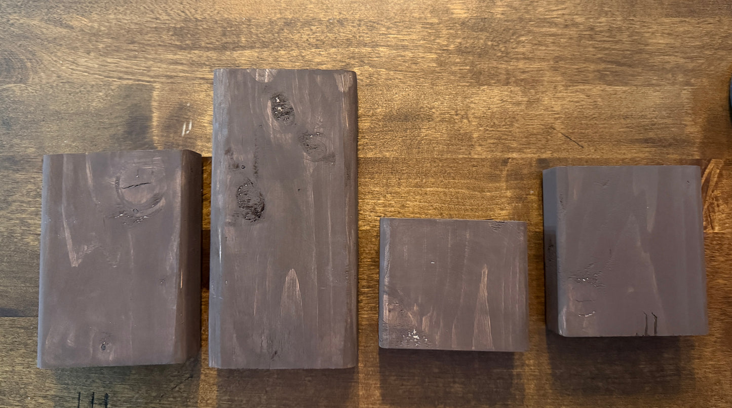 2 x 4 Rustic Wooden Nativity Set DIY Kit