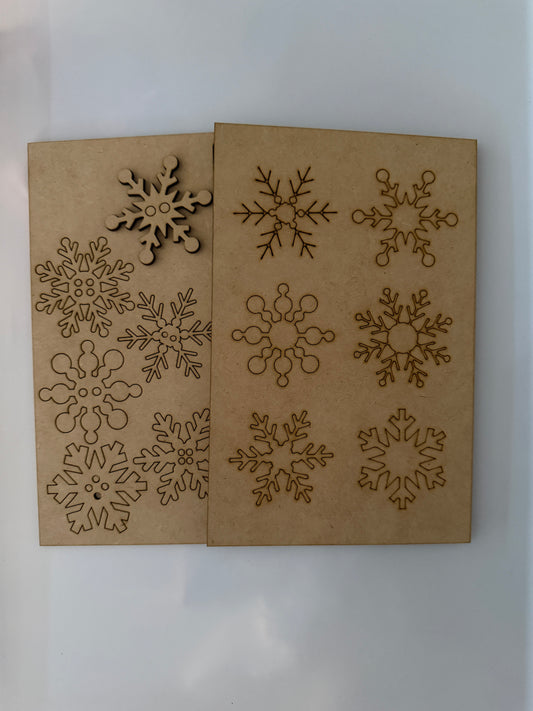 Snowflake Inserts - Frame A