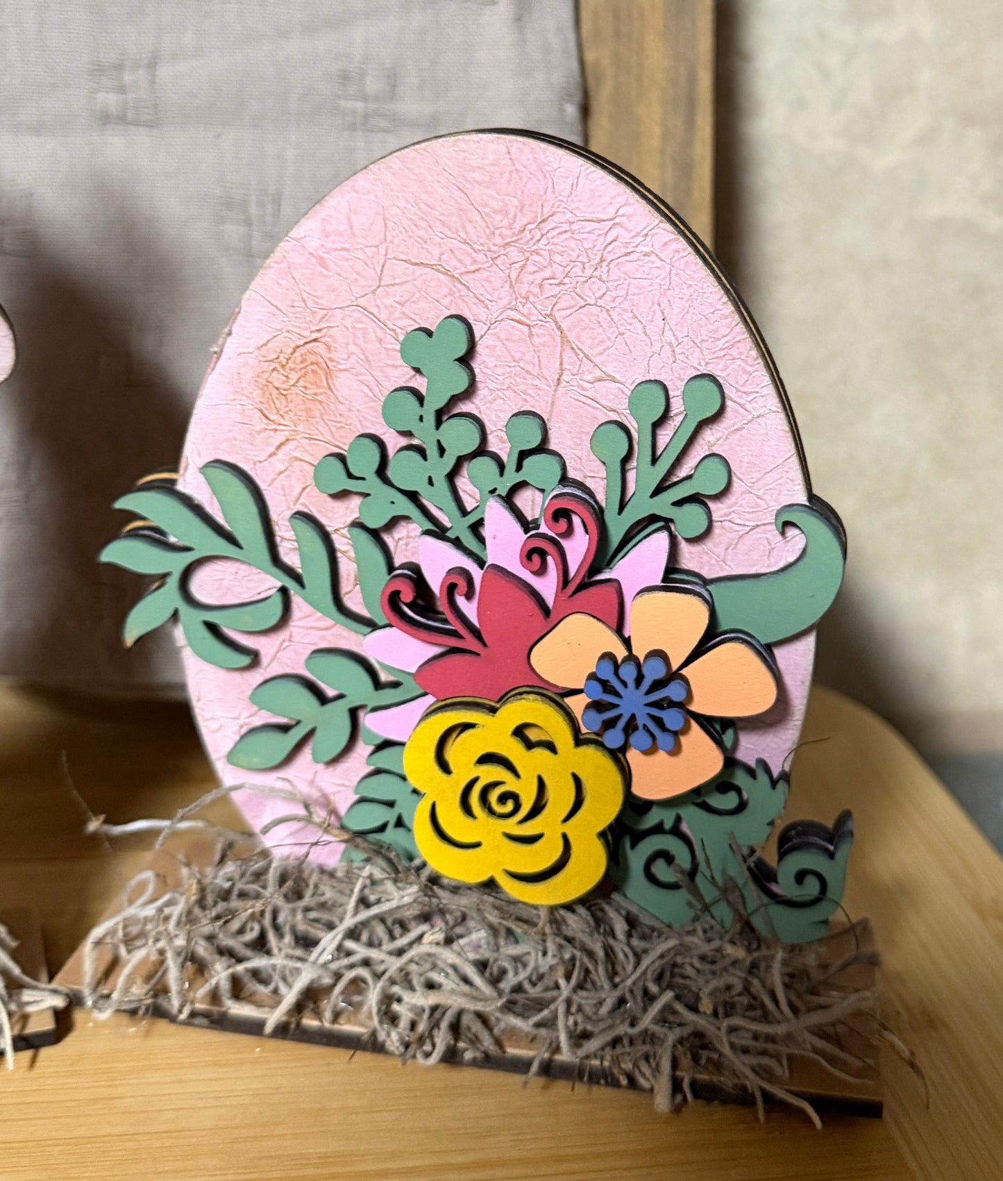 Spring Floral Egg Trio