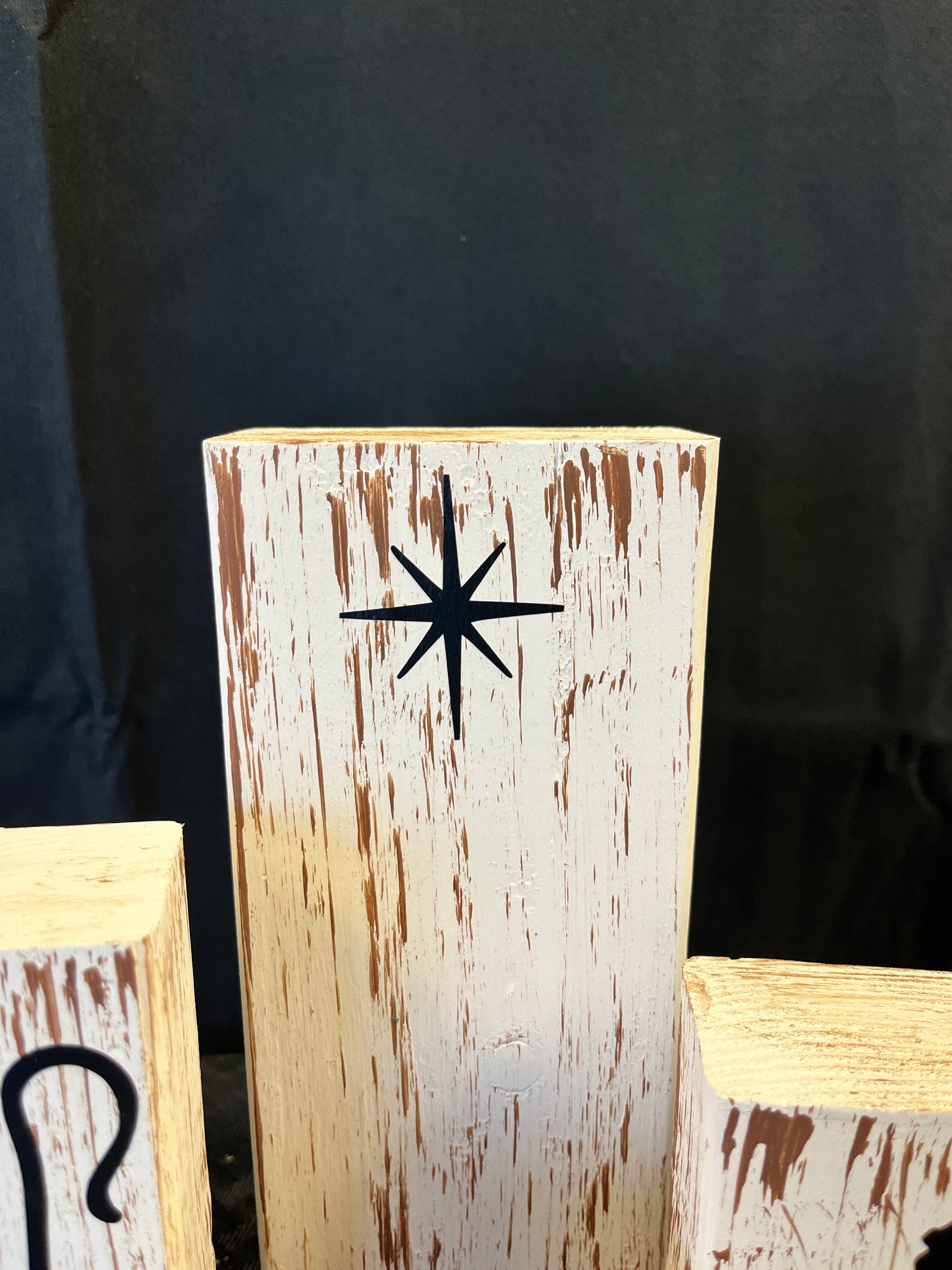 Rustic Wooden Nativity Set DIY Kit
