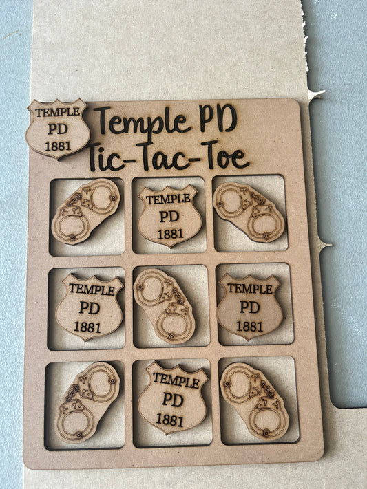 Custom Tic-Tac-Toe Game – Personalized Gift or Keepsake