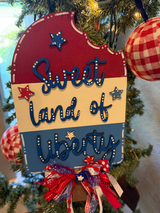 Patriotic Popsicle - Sweet Land of Liberty
