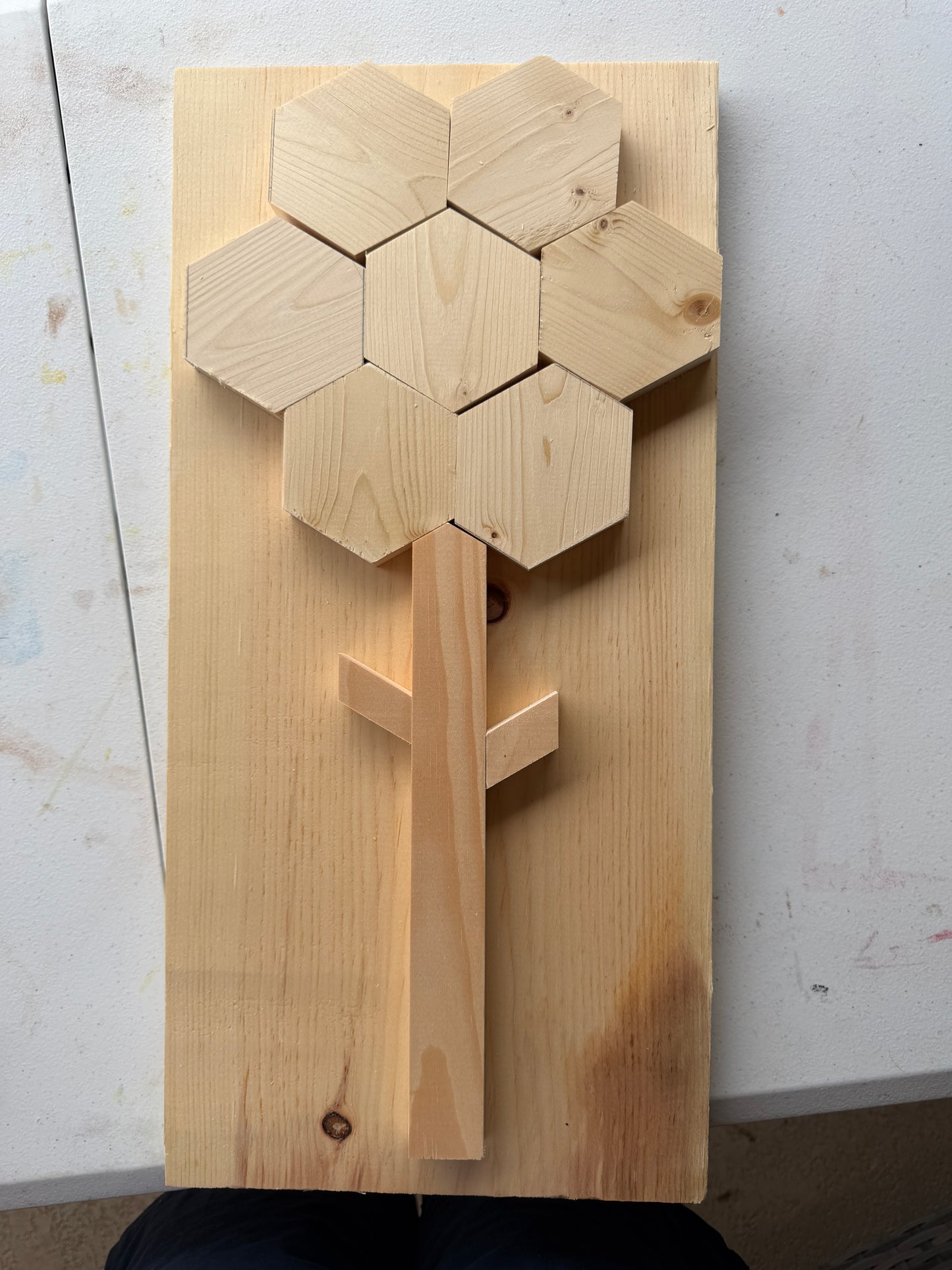 Barn Quilt Flower