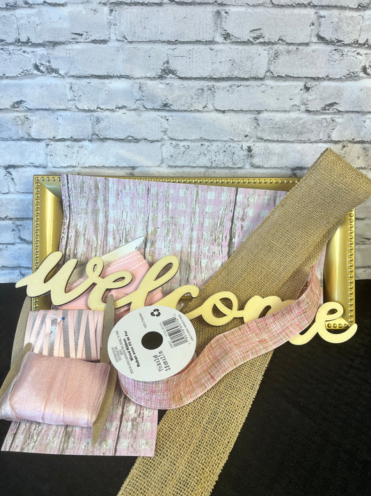 Rustic Spring Welcome DIY Kit