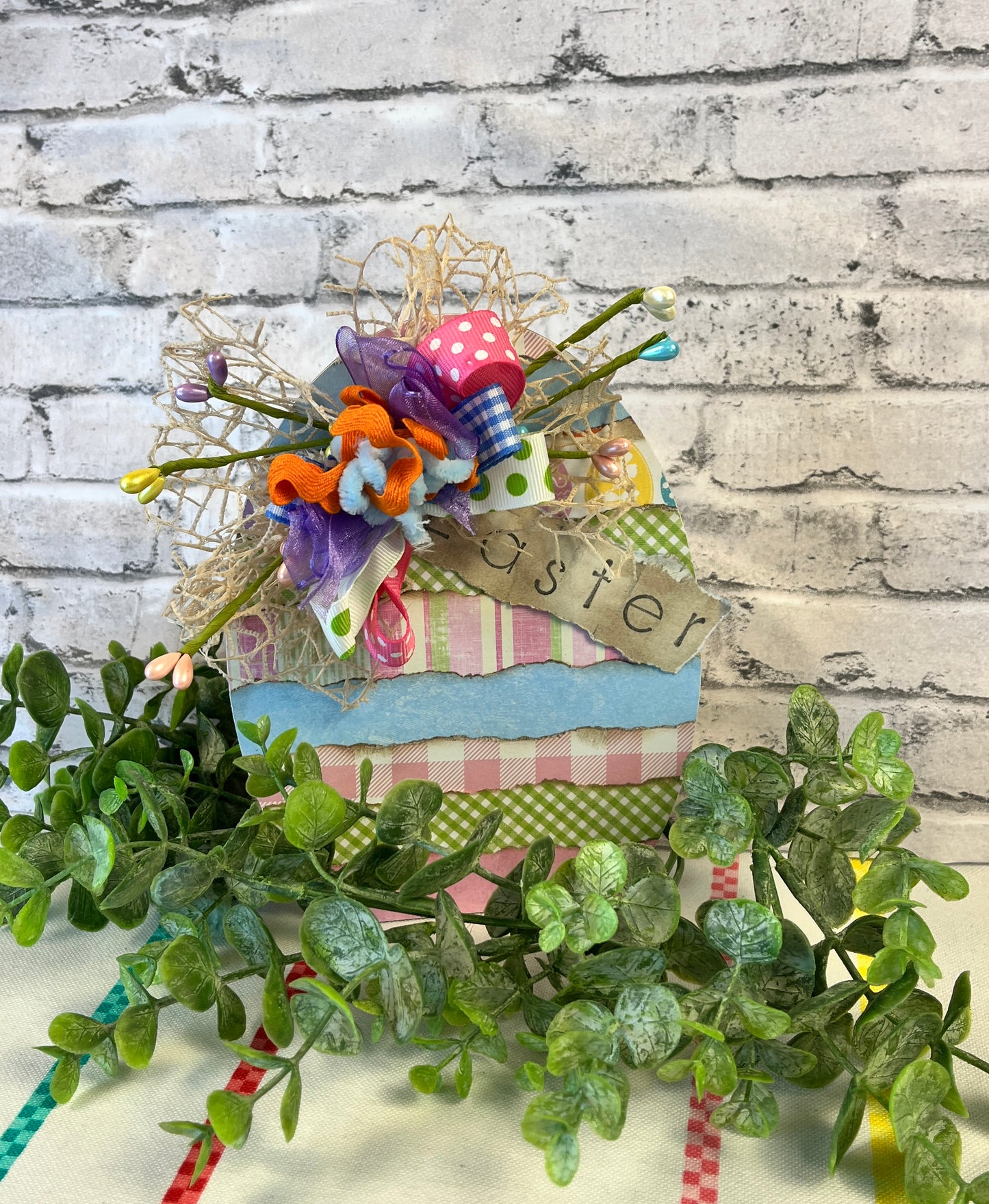 Scrapbook Paper Easter Egg