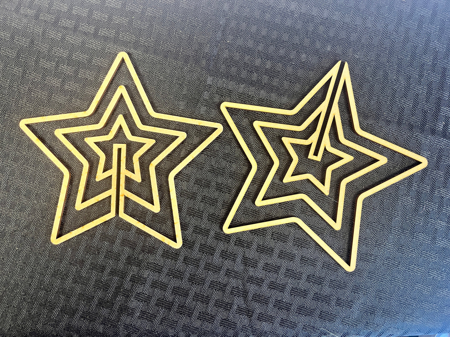 Patriotic 3D Star Shelf Sitters – Set of 2