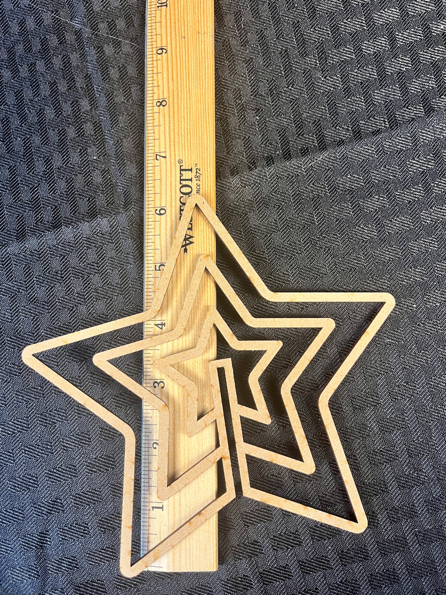 Patriotic 3D Star Shelf Sitters – Set of 2