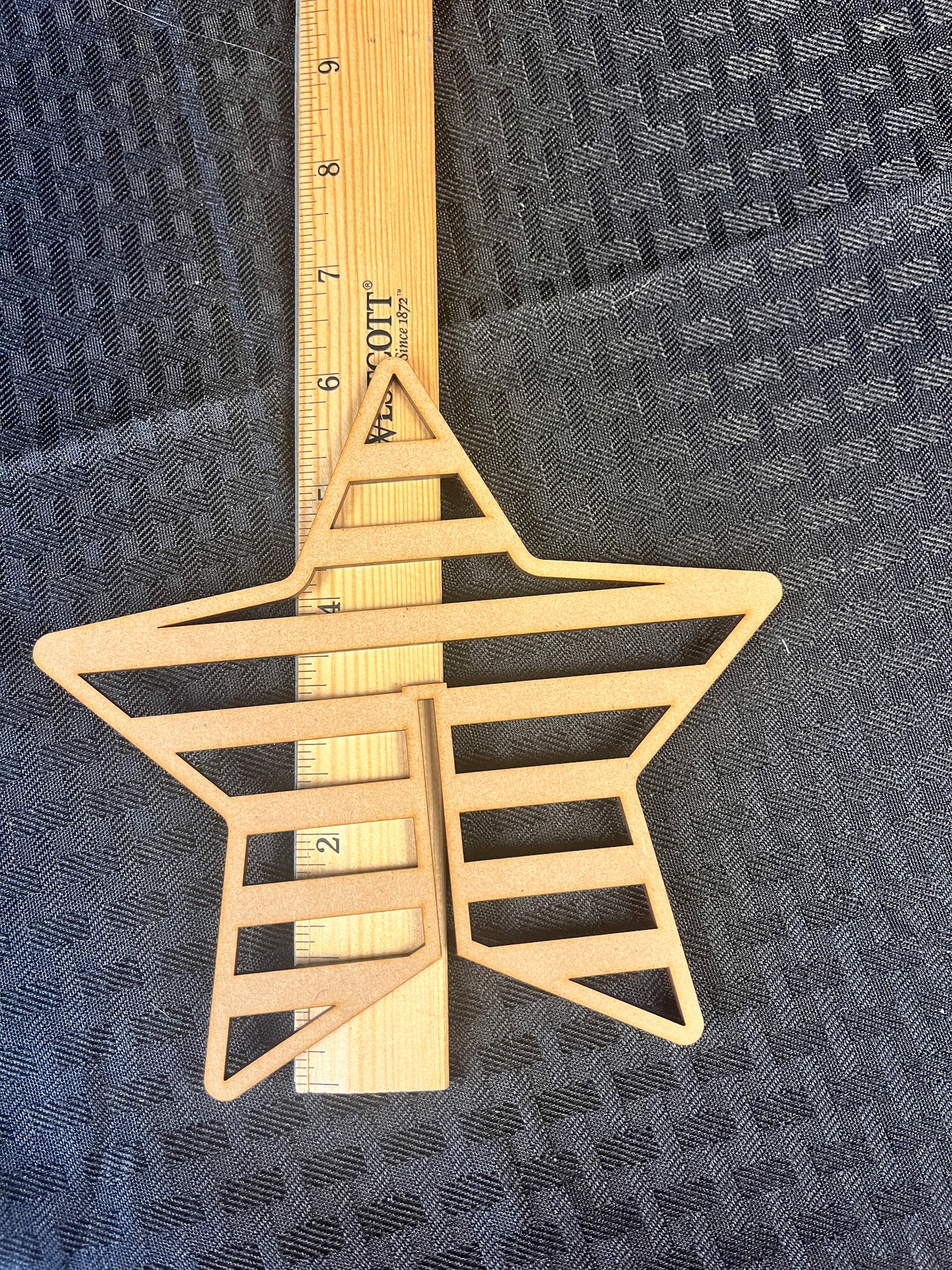 Patriotic 3D Star Shelf Sitters – Set of 2