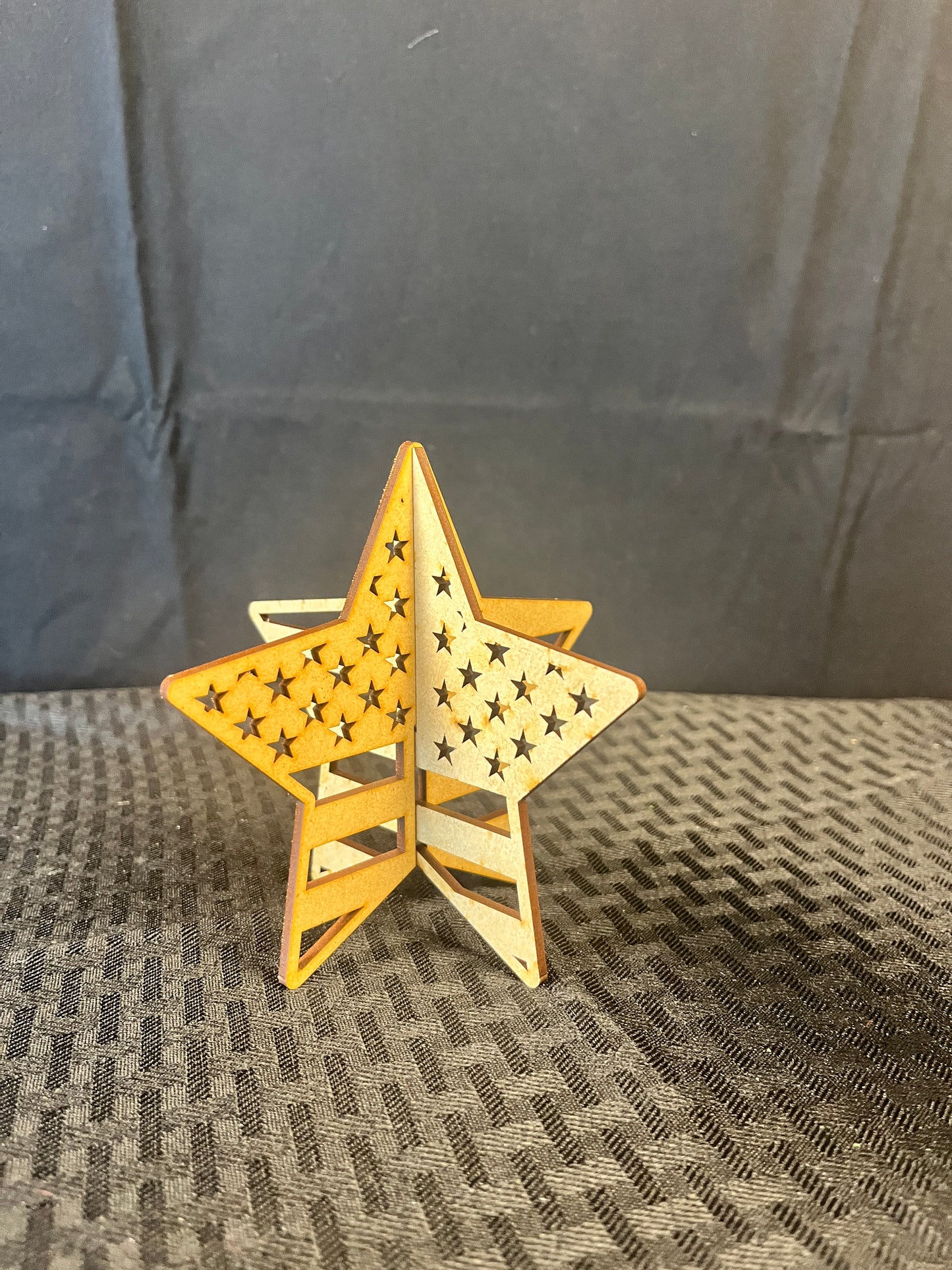 3 D Patriotic Stars DIY Kit Set of 5