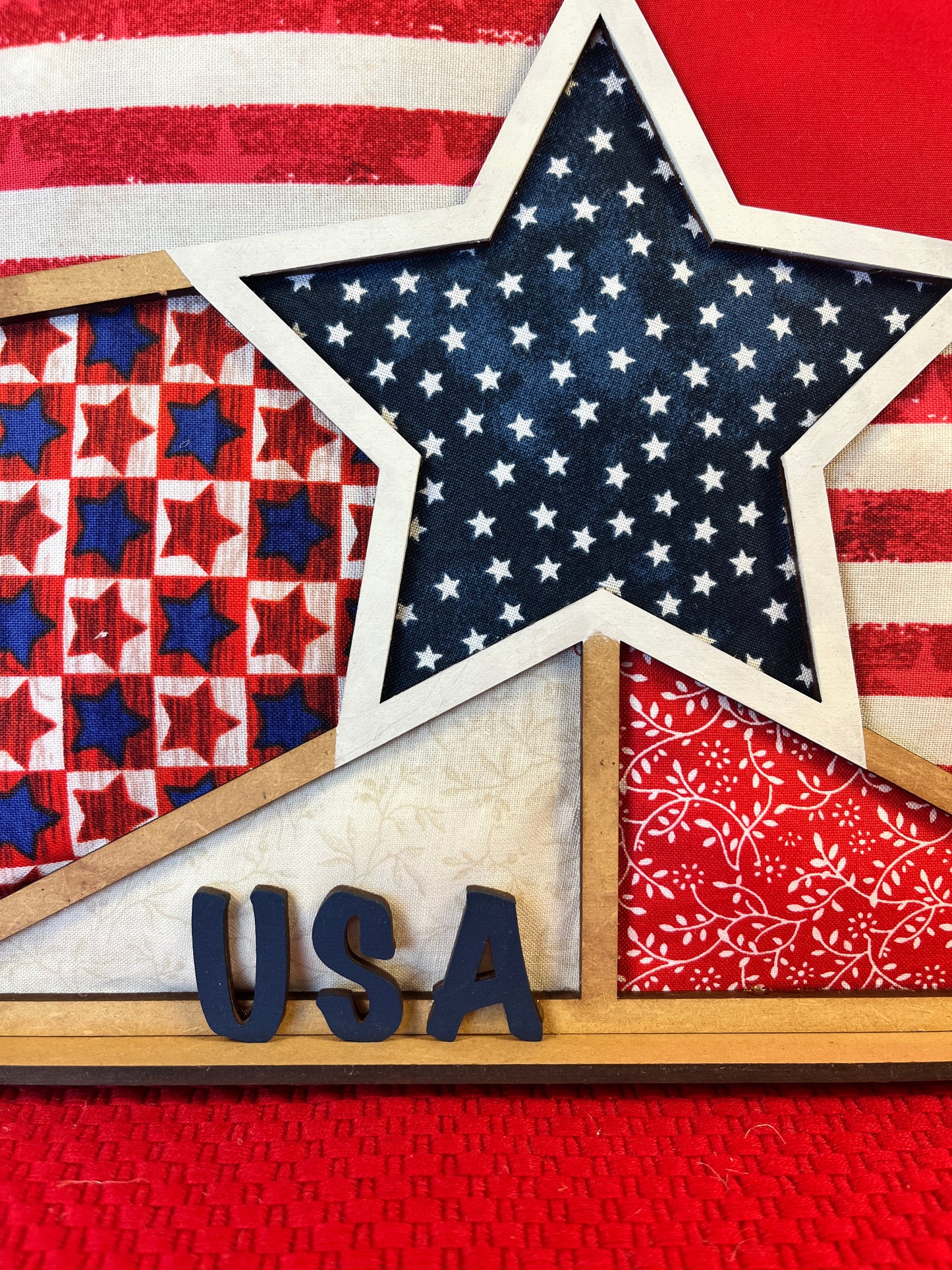 Patriotic Mosaic Star DIY Craft Kit