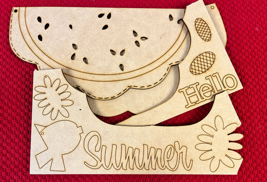 Hello Summer Watermelon DIY