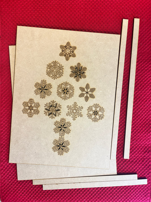 Snowflake Christmas Tree DIY Kit