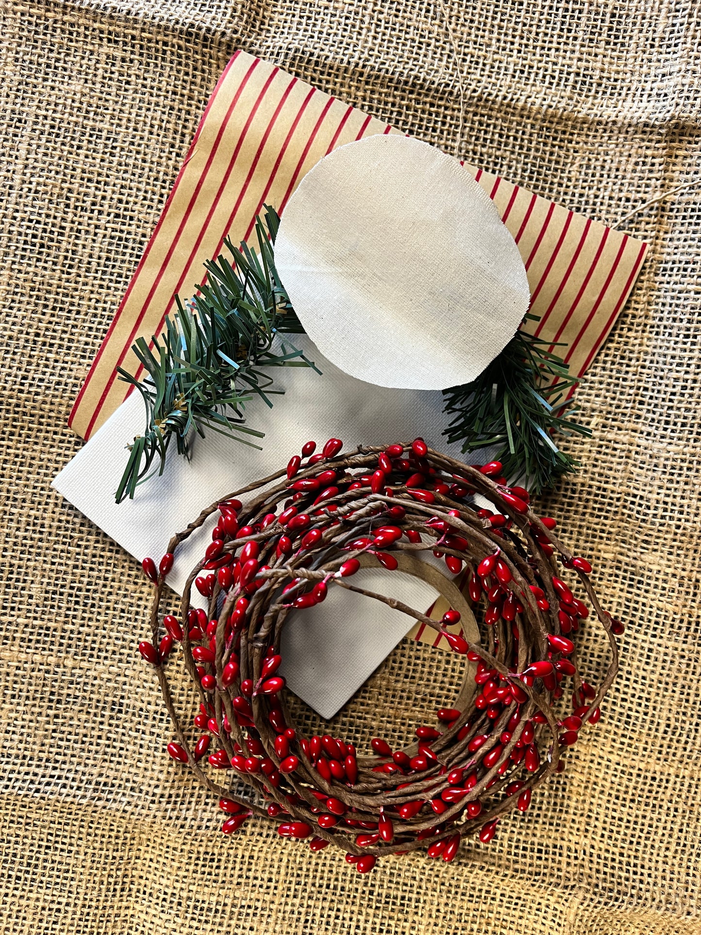 Joy Wreath Shelf Sitter / Ornament DIY Kit