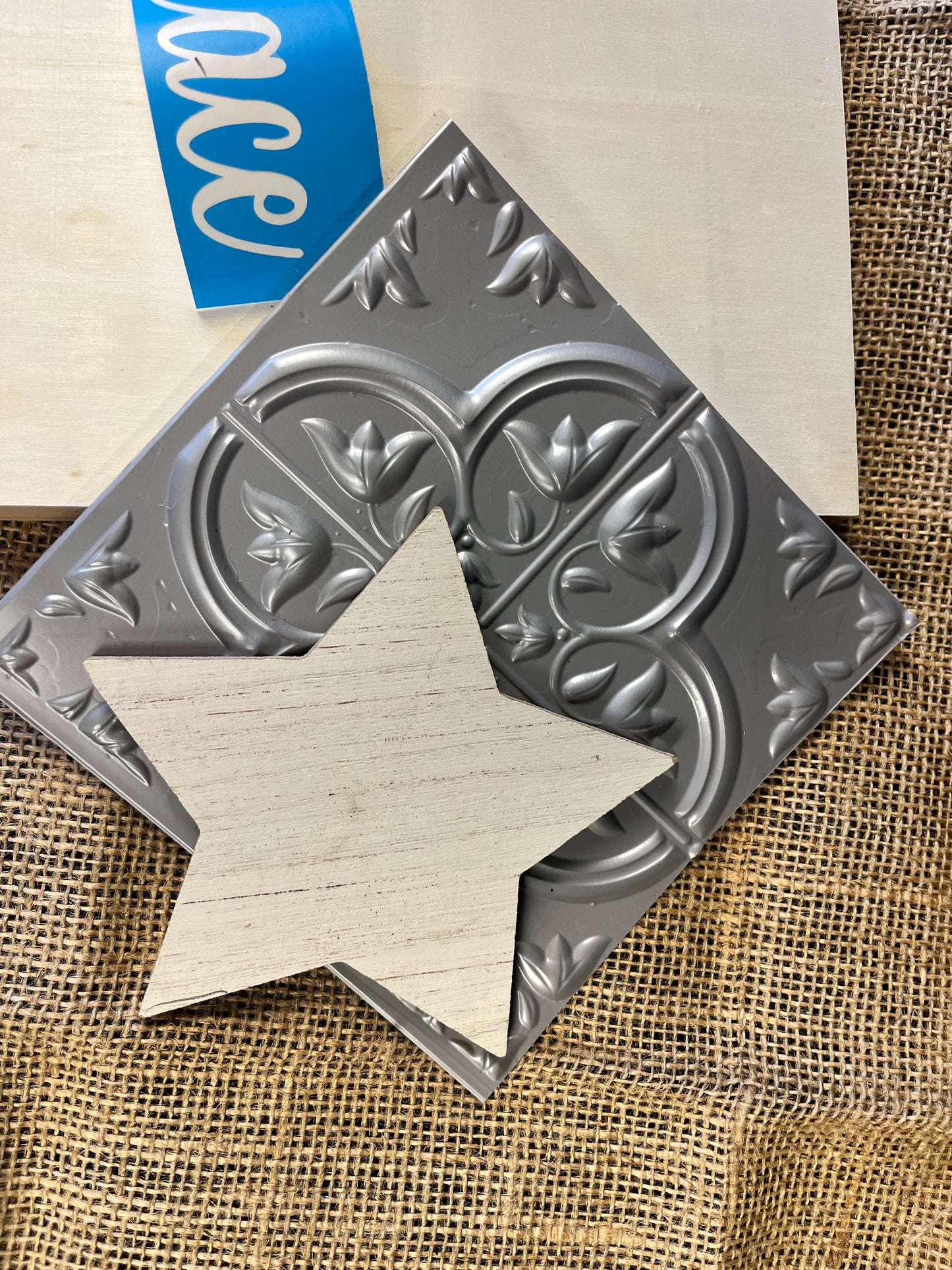 Rustic Tin Tile Star