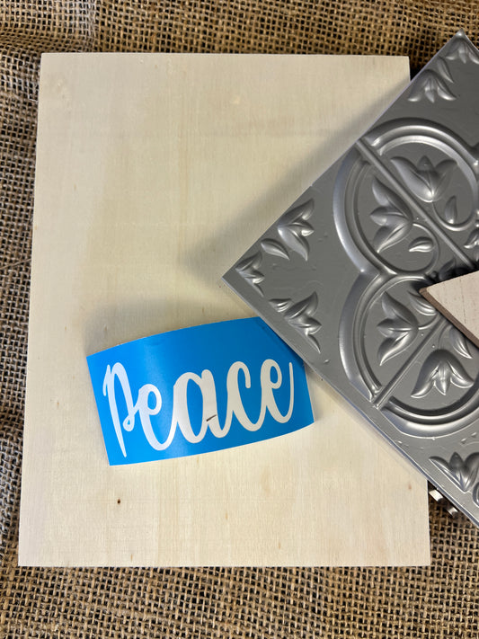 Rustic Tin Tile Star
