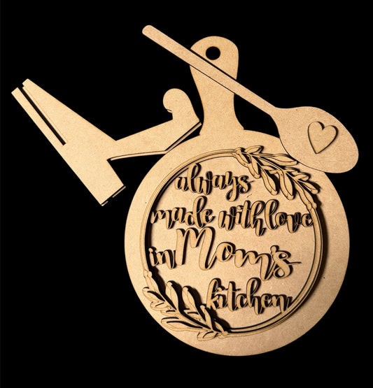 Mom's Kitchen Cutting Board