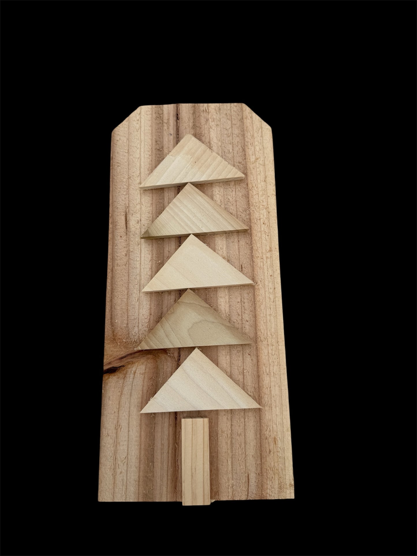 Rustic Triangle Christmas Tree