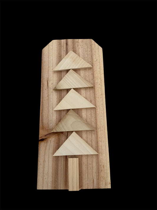 Rustic Triangle Christmas Tree