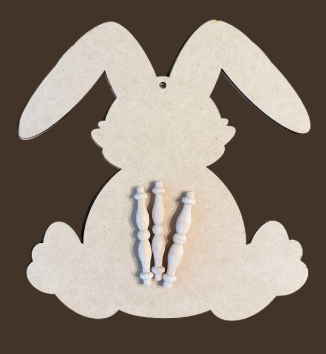 Bunny Hanger with Carrots