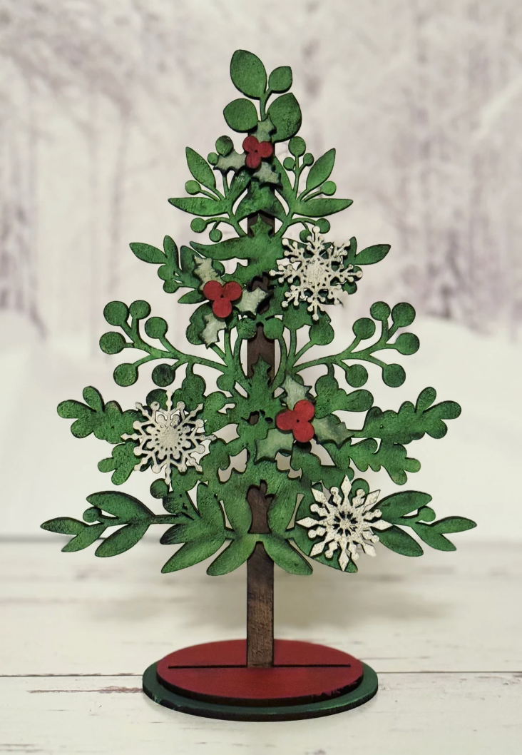Floral Christmas Tree