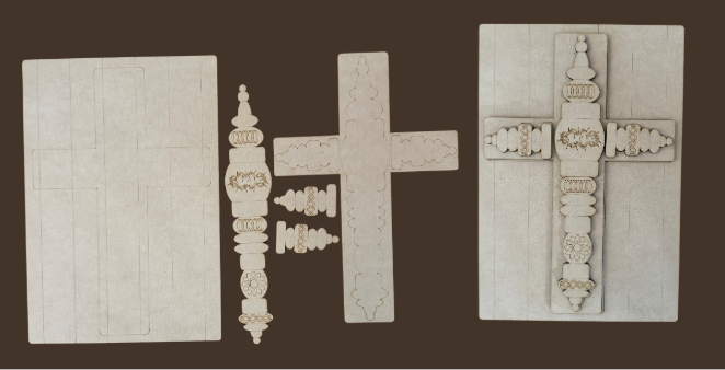 Layered Spindle Cross