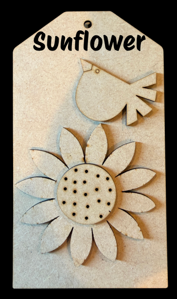 Farmhouse Slat Board Interchangeable Tags